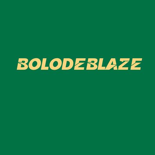 Logo da BOLODEBLAZE